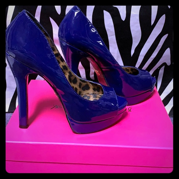 Betsey Johnson Shoes - Betsey Johnson Blue Sandee Heels